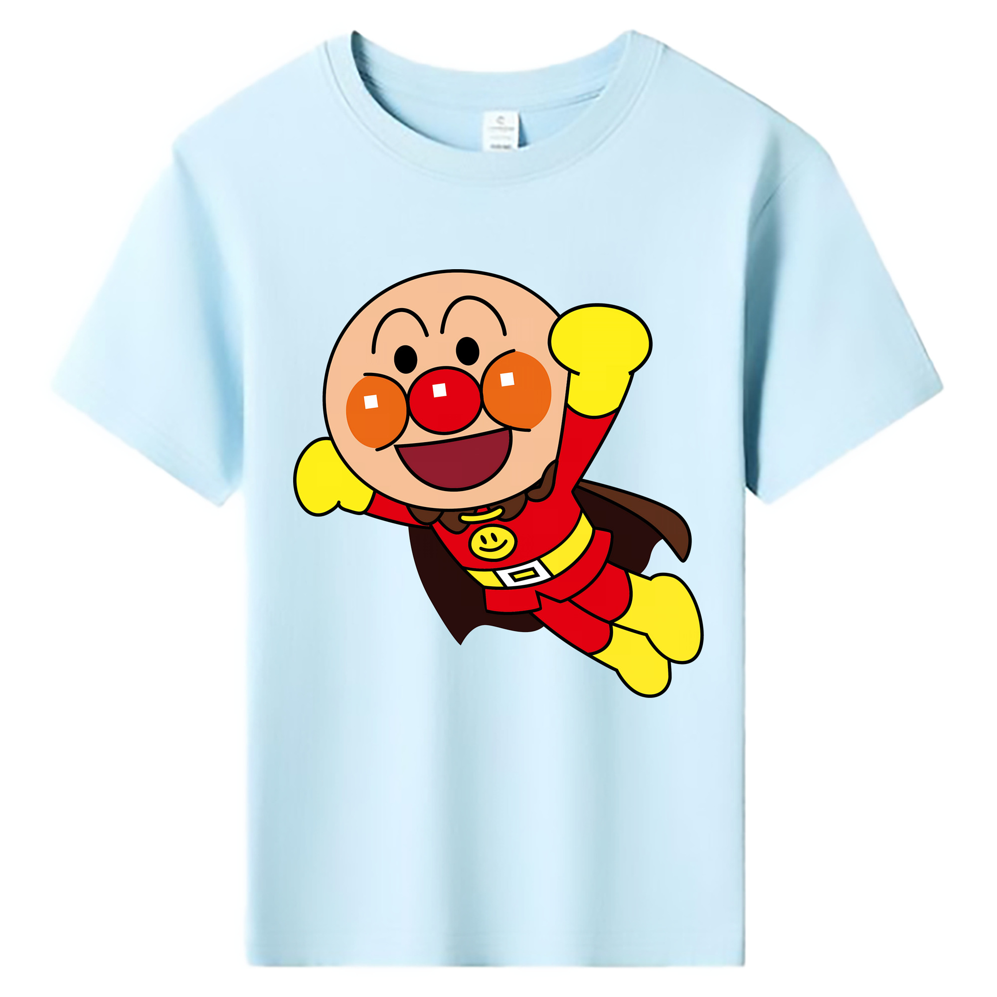（画像用） アンパンマン Anpanman 綿100％キッズTシャツ（フロントプリント）